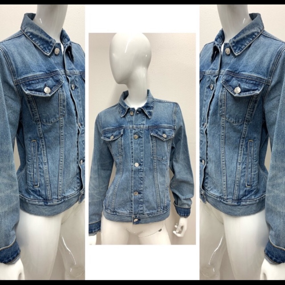 Helmut Lang Vintage Creased Denim Jacket NWOT